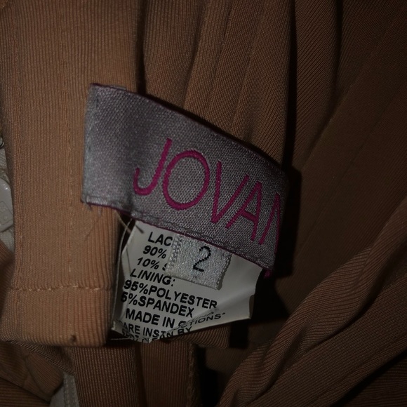 Jovani White Lace Prom Dress - Picture 5 of 7